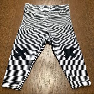 Stylish Striped Kids Leggings with X Knees